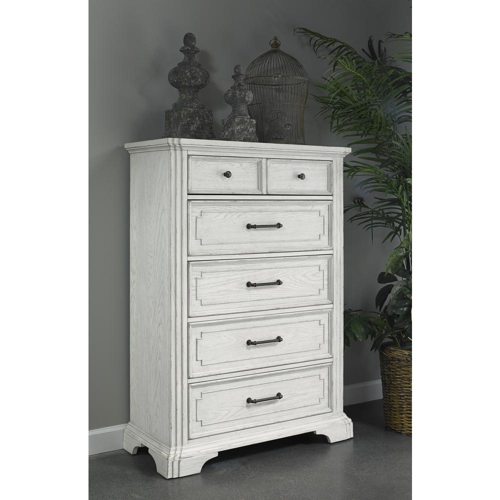 Start2Finish Clara Chest furniture piece with a sleek, modern design featuring multiple drawers and a smooth finish.