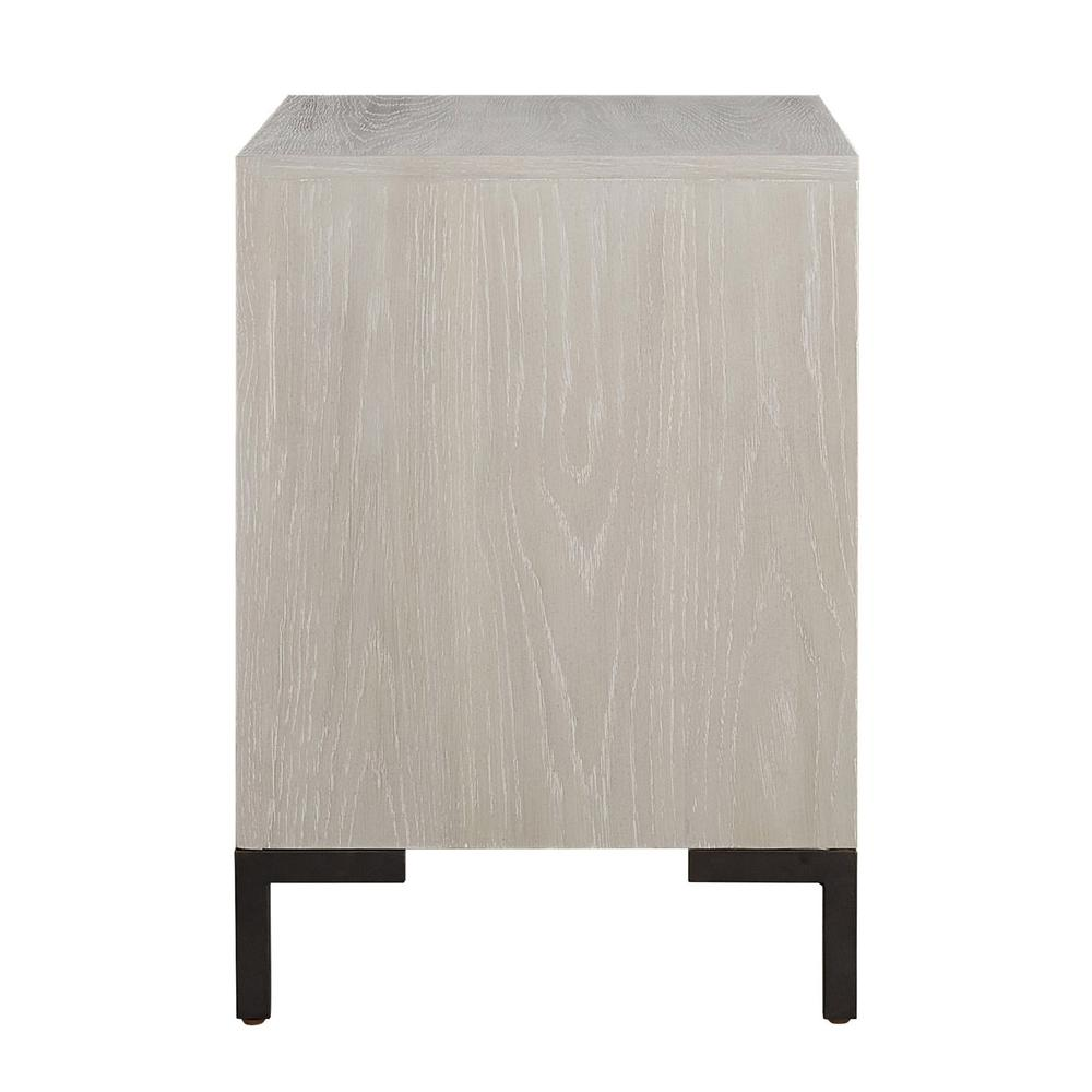Start2Finish Bradley Nightstand with a dark wood finish, featuring a single drawer and a sleek tabletop for bedroom storage.