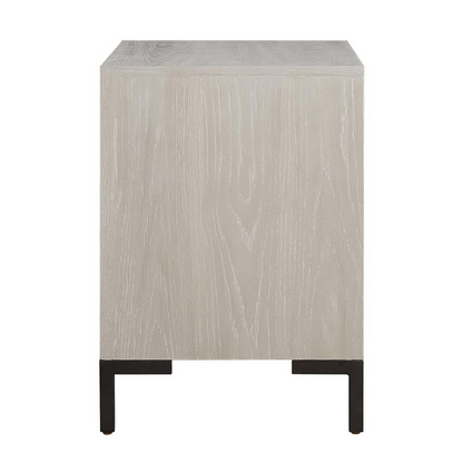Start2Finish Bradley Nightstand with a dark wood finish, featuring a single drawer and a sleek tabletop for bedroom storage.