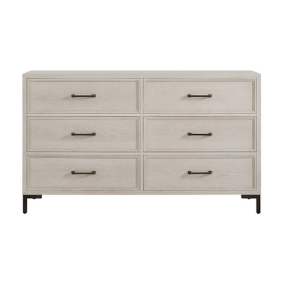 Start2Finish Bradley Dresser showing a modern wooden bedroom storage unit with multiple drawers and a sleek finish.