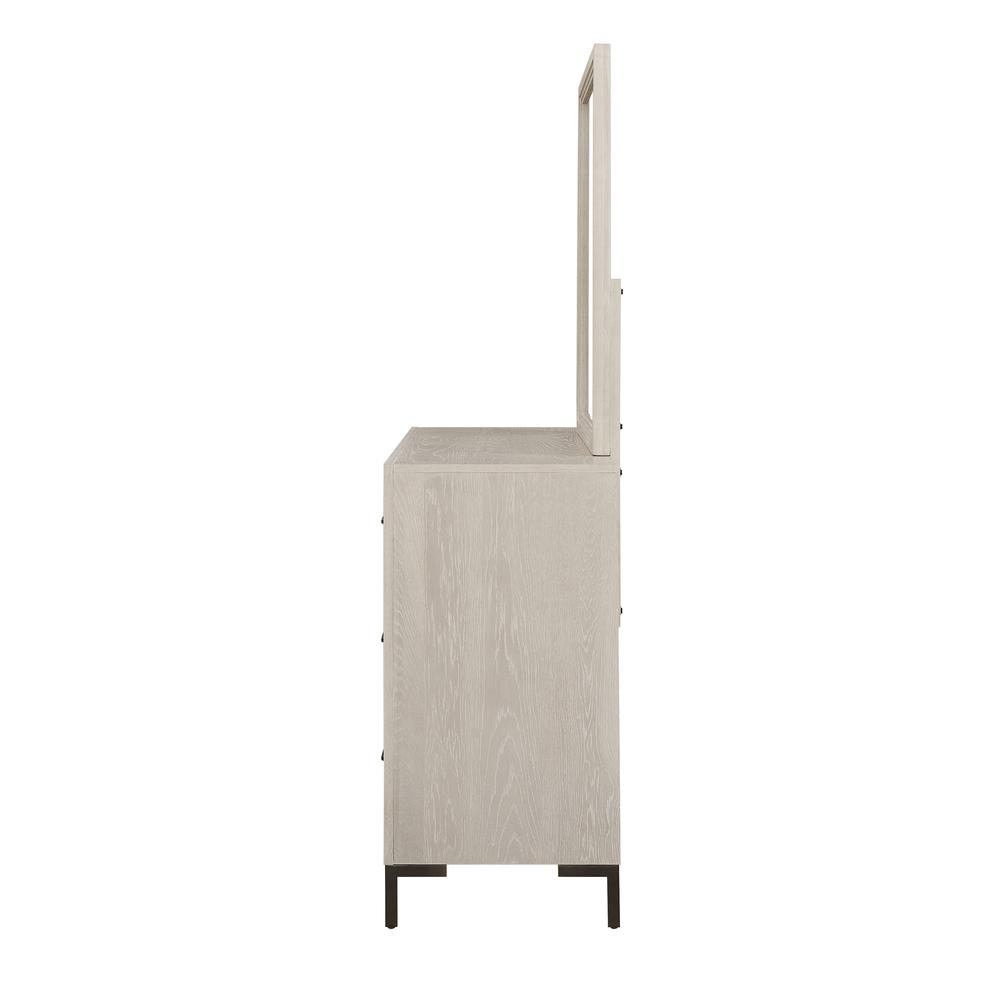 Start2Finish Bradley dresser with sleek wood finish, featuring multiple drawers and modern design for bedroom storage.