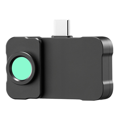 Start2Finish VEVOR thermal imaging camera for smartphones with 512x384 IR resolution, macro lens, and 25Hz refresh rate.