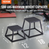 Start2Finish VEVOR 18-inch steel plyometric jump box with anti-slip surface for fitness, agility, and strength training in home gyms.