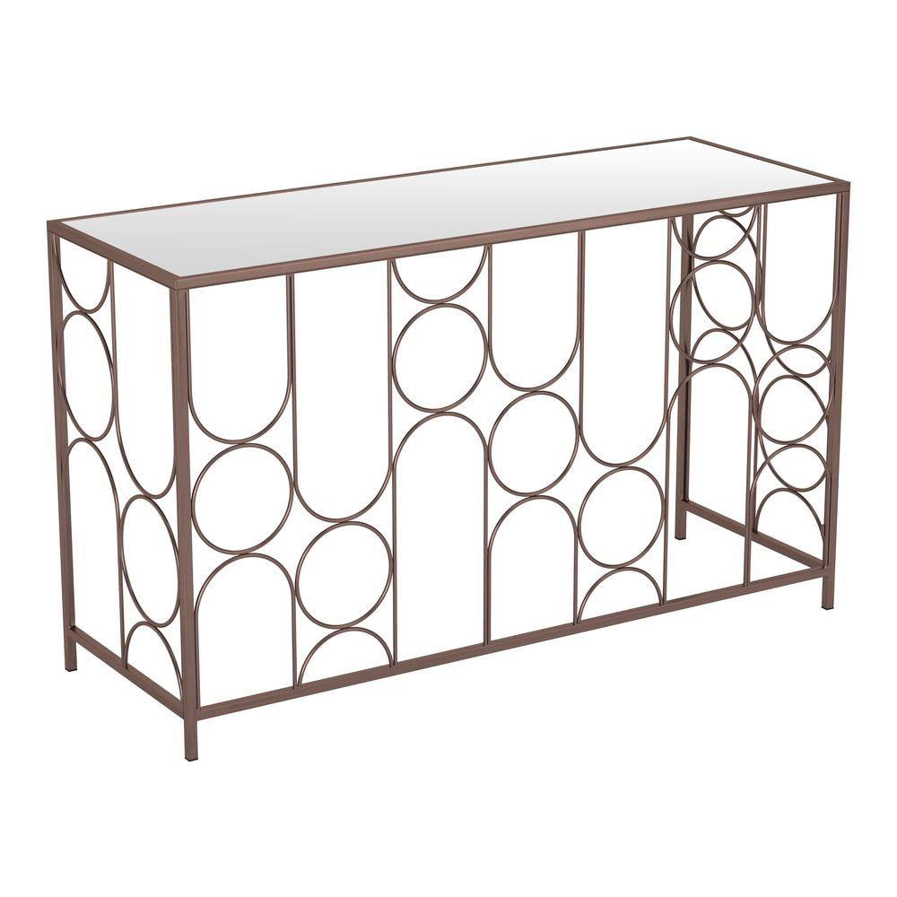 Start2Finish Convale Console Table in bronze with sleek design and sturdy legs, ideal for entryways or living rooms.
