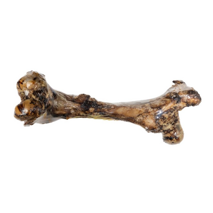 All-natural roasted whole femur bone dog treat from Start2Finish, 15-17 inches, ideal for powerful chewers, durable pet chew toy