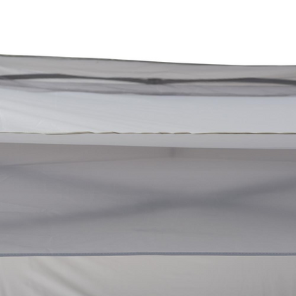 Gray 11 ft. x 11 ft. portable steel gazebo by Start2Finish with pop-up design and sturdy metal frame.