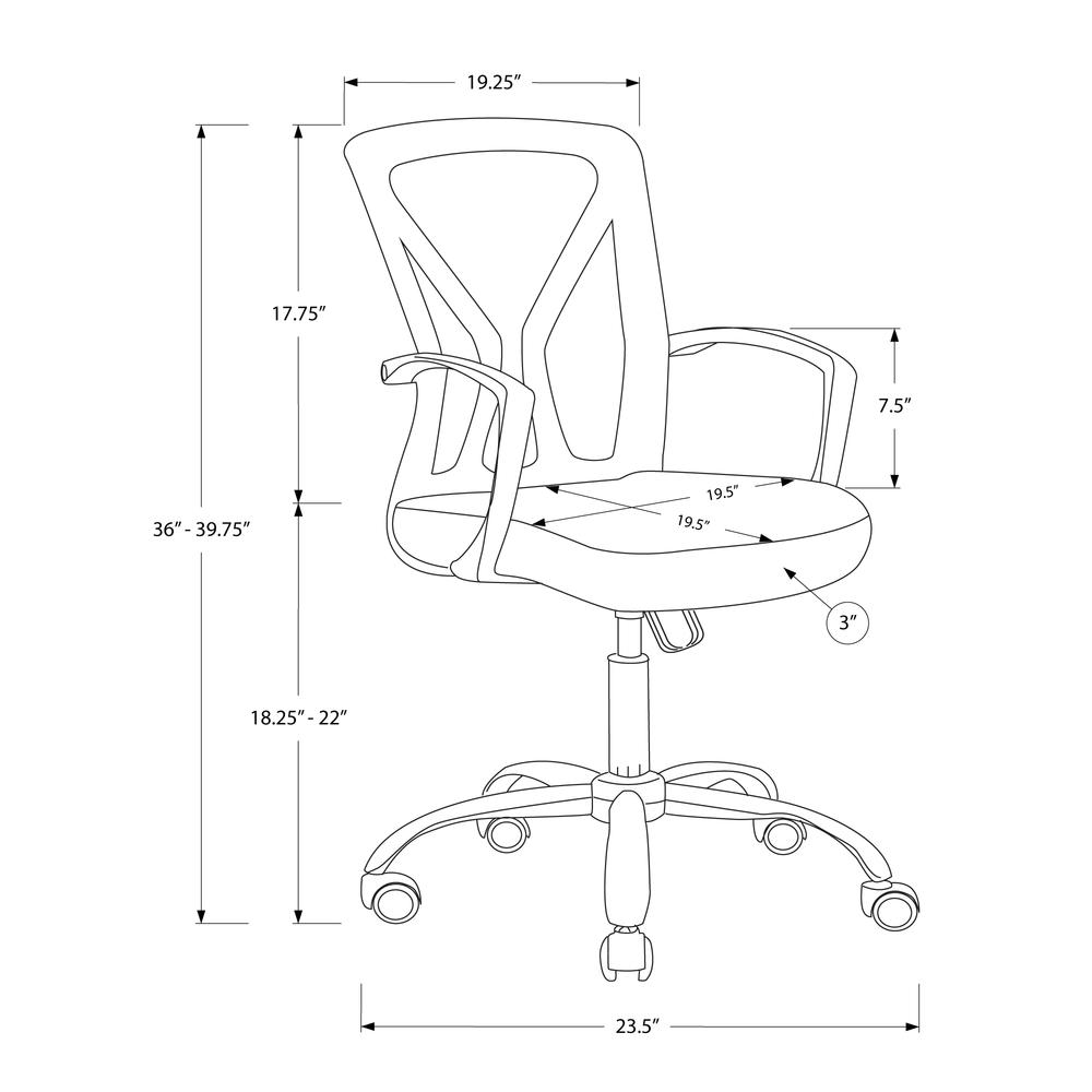 Start2Finish ergonomic office chair with adjustable height, swivel base, armrests, suitable for computer desks.