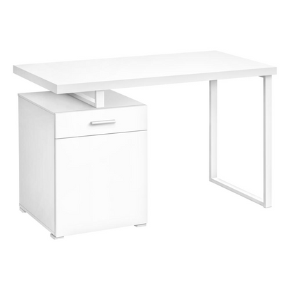 Start2Finish computer desk for home office with storage drawers, suitable for left or right setup, 48L size, ideal for laptops.