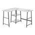 Start2Finish L-shaped corner computer desk with storage shelves, ideal for home office workspaces, featuring a spacious 48L design.