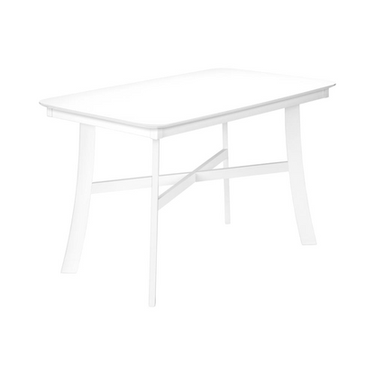Start2Finish 48-inch rectangular dining table, small kitchen and dining room furniture with smooth wooden surface and sturdy legs.