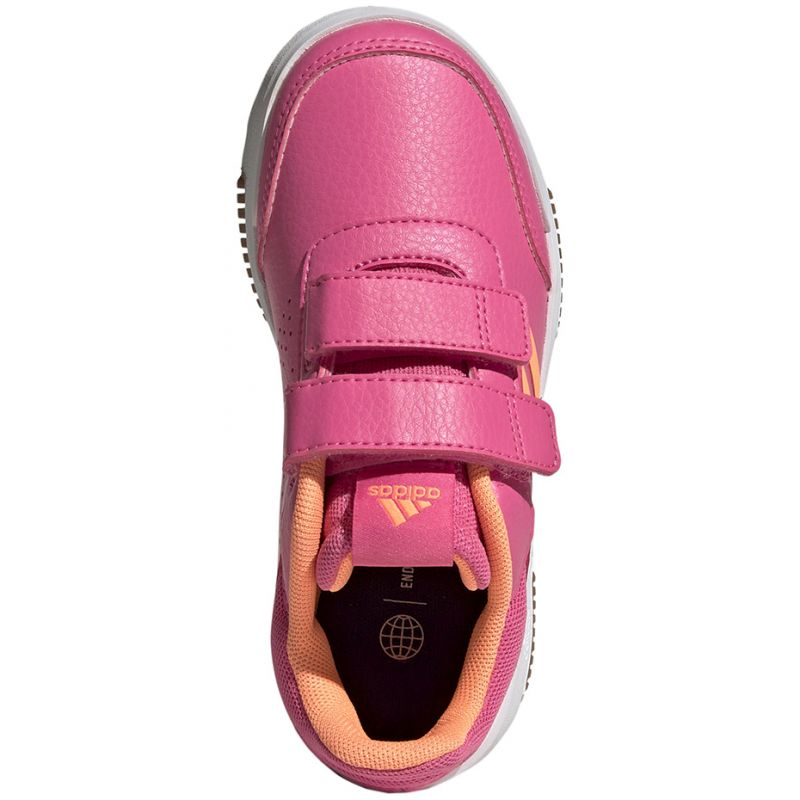 Start2Finish Adidas Tensaur Sport Jr training shoes with hook-and-loop straps, featuring a sporty design for young athletes.