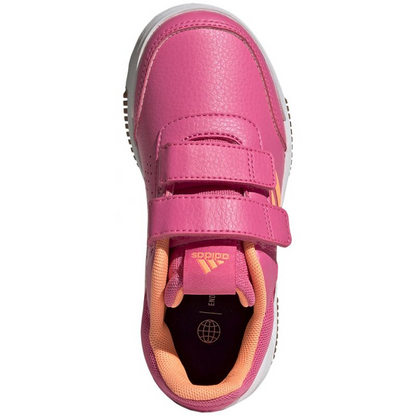 Start2Finish Adidas Tensaur Sport Jr training shoes with hook-and-loop straps, featuring a sporty design for young athletes.