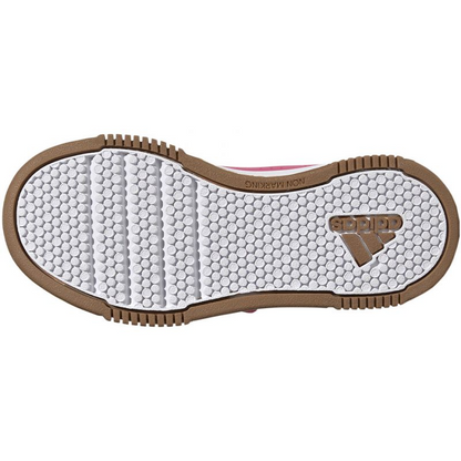 Start2Finish Adidas Tensaur Sport Jr training shoes with hook-and-loop straps, lightweight athletic footwear for kids.