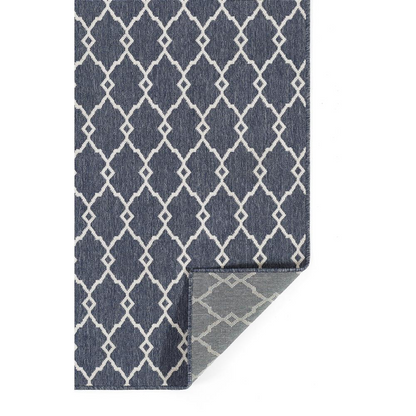 Contemporary rectangle denim area rug by Start2Finish, 5&