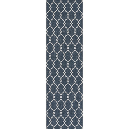 Contemporary rectangle denim area rug by Start2Finish, 5&