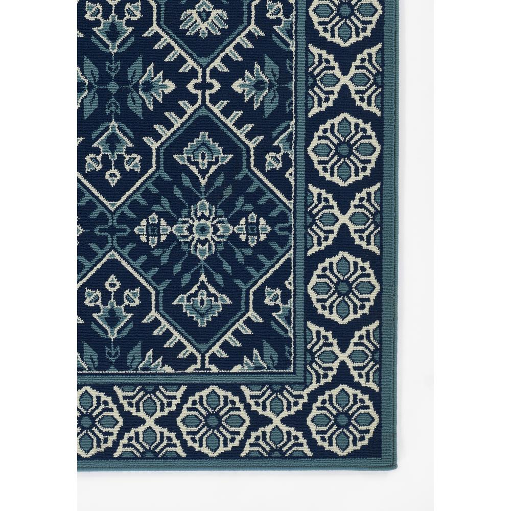 Navy transitional rectangle area rug by Start2Finish, 5&