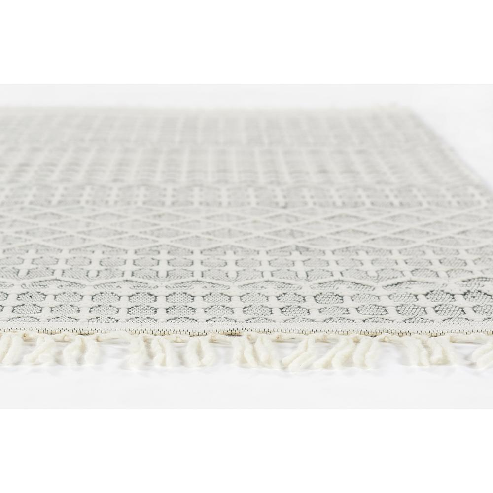 Start2Finish contemporary black rectangle area rug, 5&