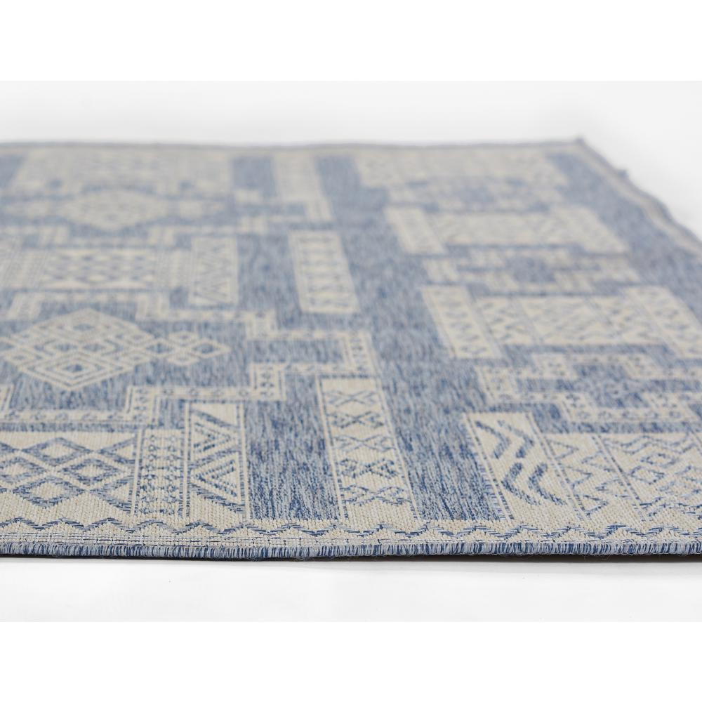Start2Finish blue transitional rectangle area rug, 5&