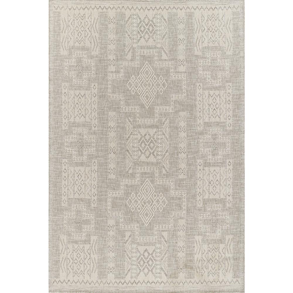 Start2Finish grey transitional rectangle area rug, 5&