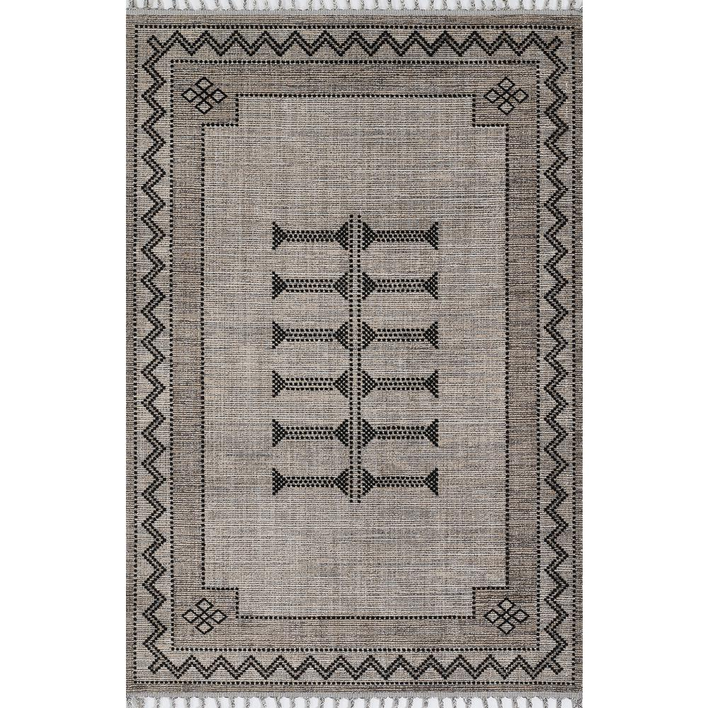 Contemporary black rectangle area rug by Start2Finish, 5&