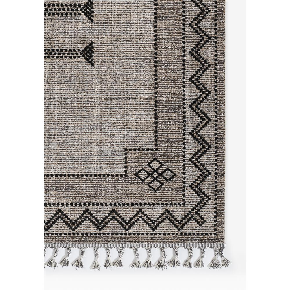 Start2Finish contemporary black rectangle area rug, 5&