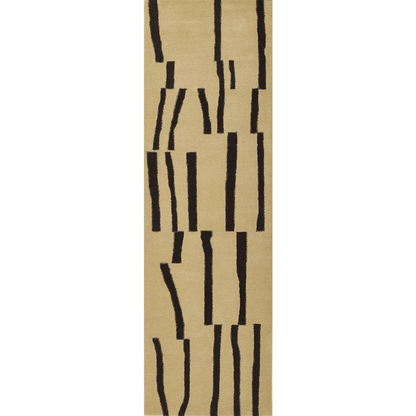 Contemporary ivory rectangle area rug by Start2Finish, 3&