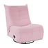 Pink corduroy swivel glider recliner by Start2Finish, showcasing plush fabric, padded armrests, and a comfortable reclining feature.