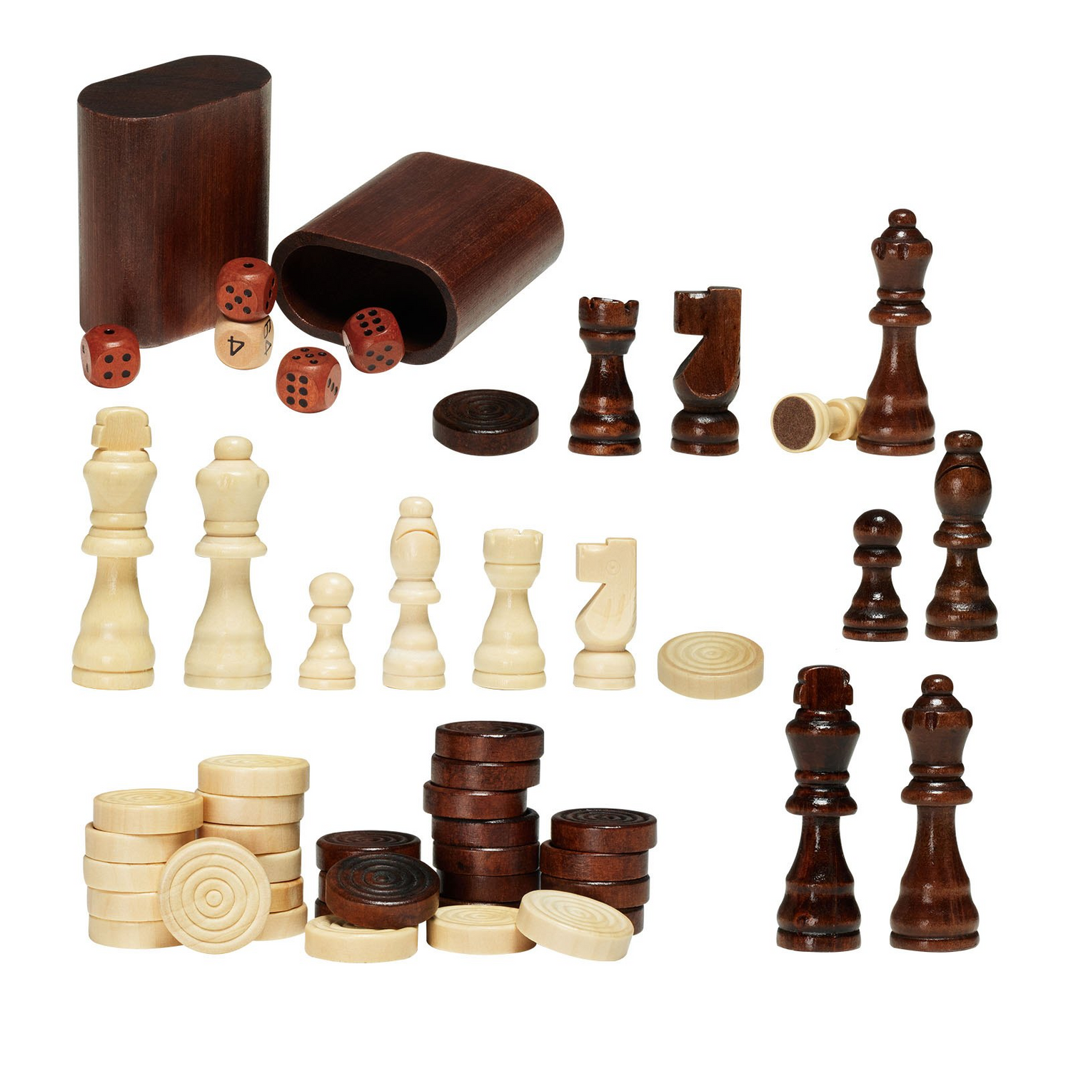 Start2Finish VEVOR 3-in-1 wooden game table with chess, checkers, and backgammon boards, 18-inch deluxe combo game set.