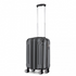 Grey Kono 19-inch lightweight ABS hard shell cabin suitcase by Start2Finish, showing its compact design and durable exterior.