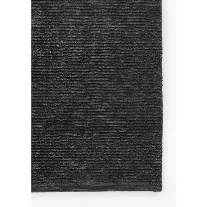 Charcoal transitional rectangle area rug 8x10 from Start2Finish with a modern geometric pattern for living room decor.