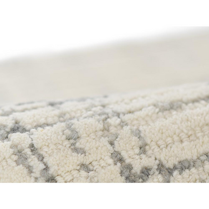 Ivory contemporary runner area rug by Start2Finish, 2&