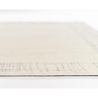 Ivory contemporary runner area rug by Start2Finish, 2&