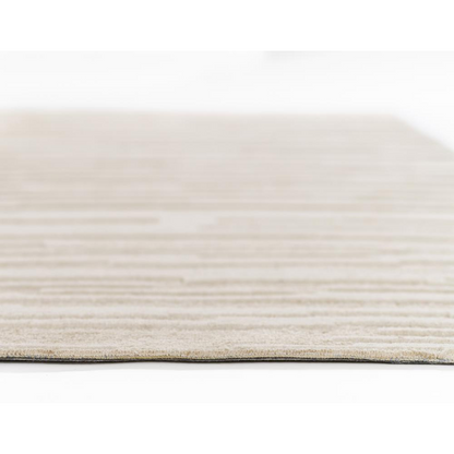 Start2Finish contemporary rectangular taupe area rug, 5x8 feet, with modern design and soft pile for living room or bedroom decor.