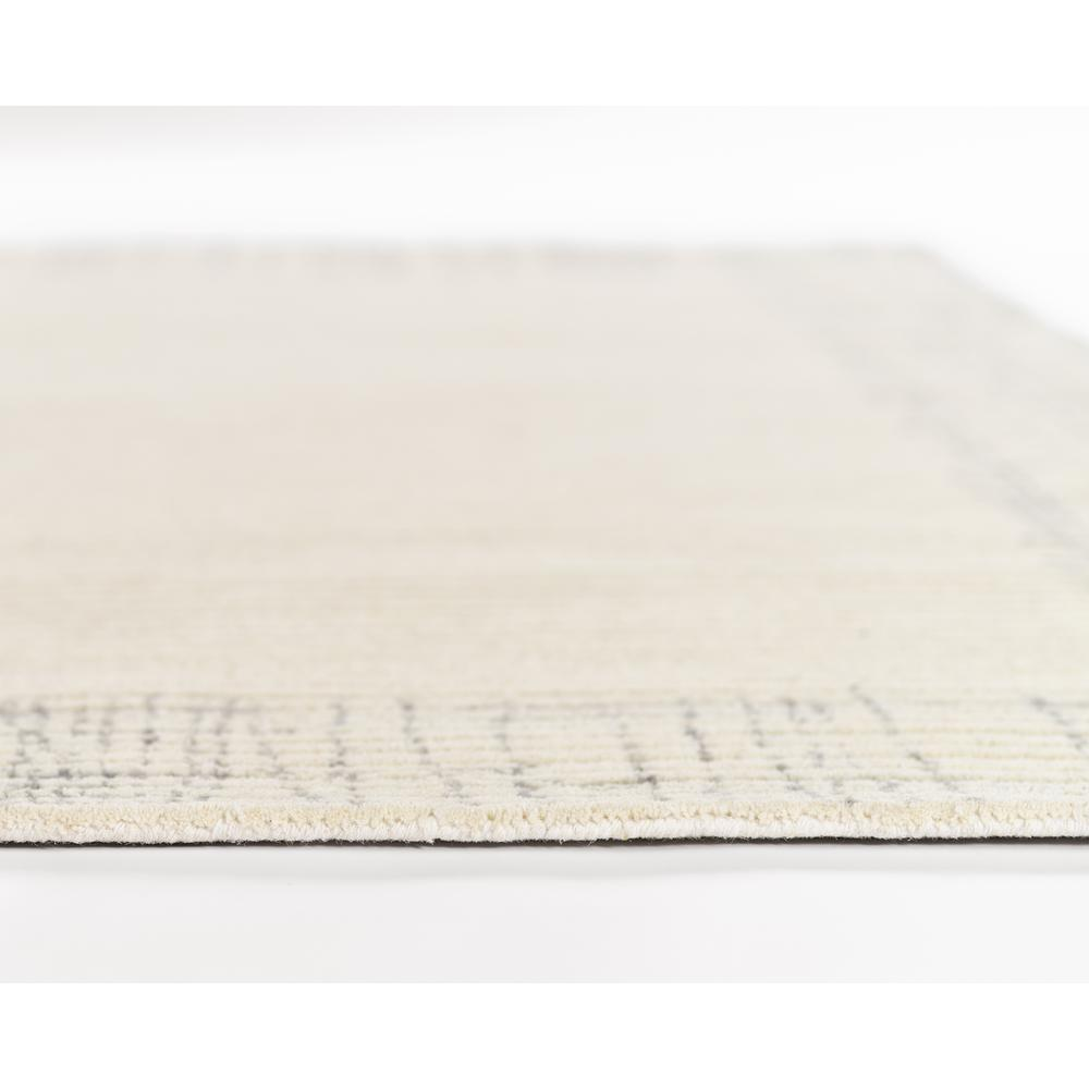 Start2Finish contemporary ivory rectangle area rug, 5x8 feet, with a modern geometric pattern and soft texture.