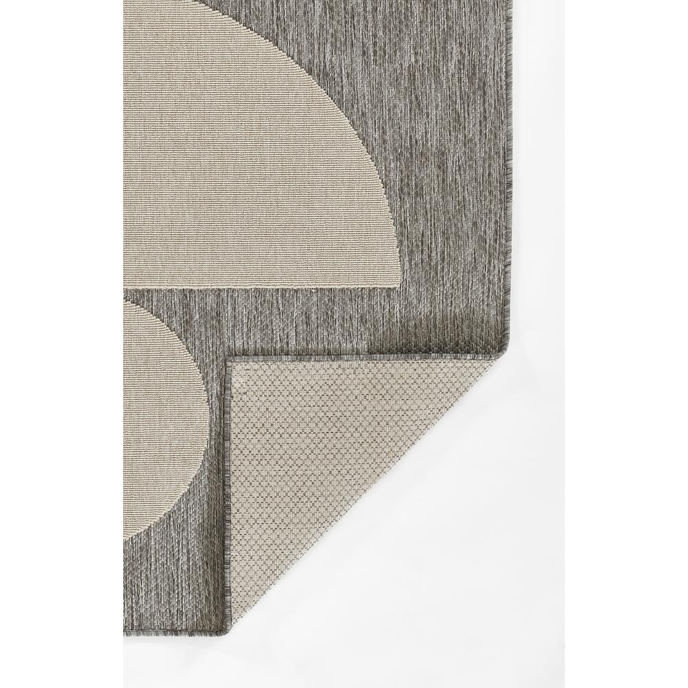 Start2Finish contemporary grey rectangle area rug measuring 5&