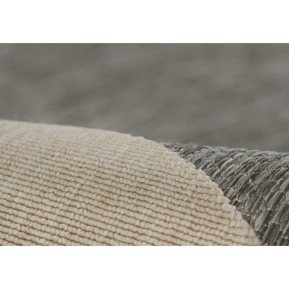 Grey contemporary rectangle area rug by Start2Finish, 5&