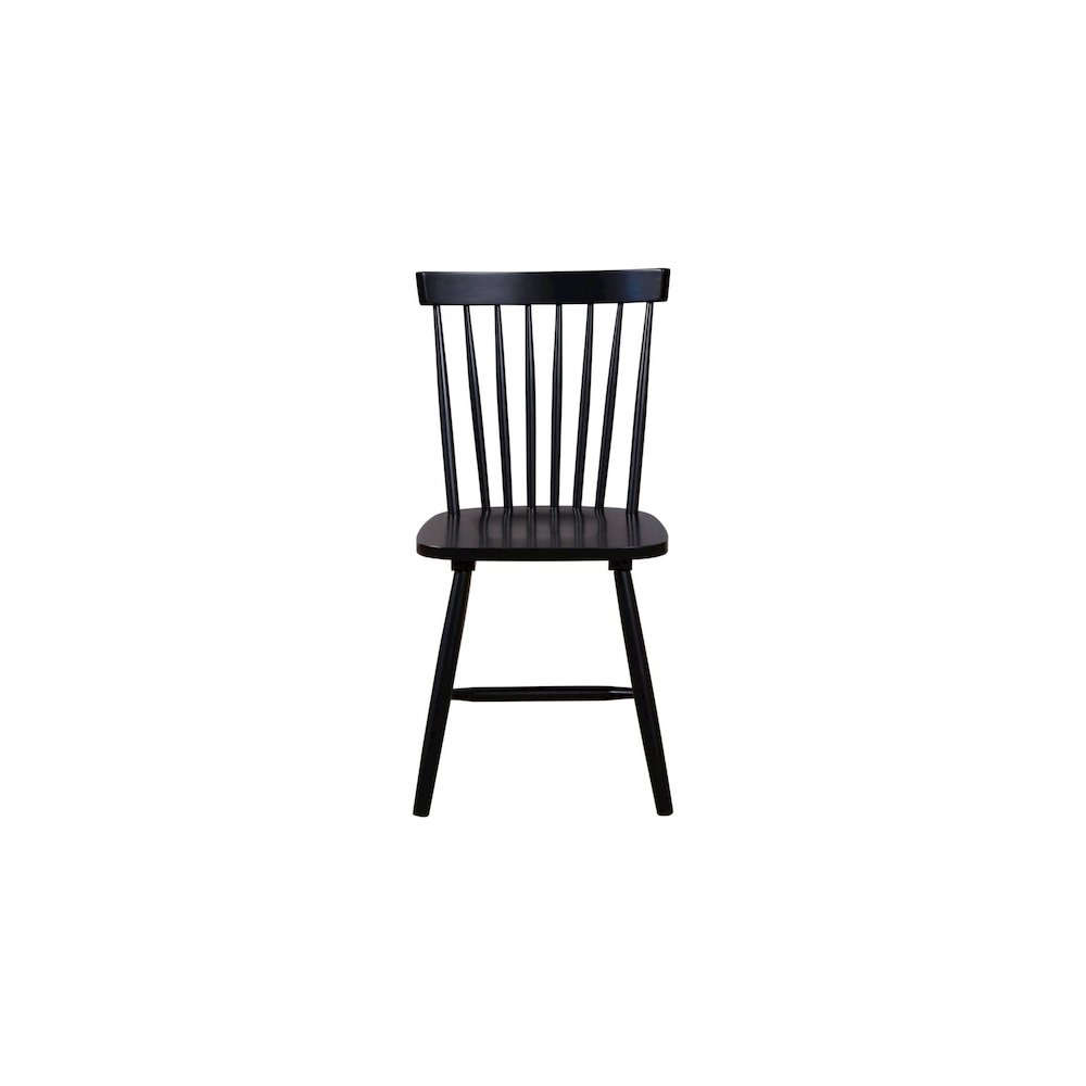 Set of 2 black Lyra side chairs by Start2Finish with sleek modern design and curved backrests, ideal for dining or seating areas.