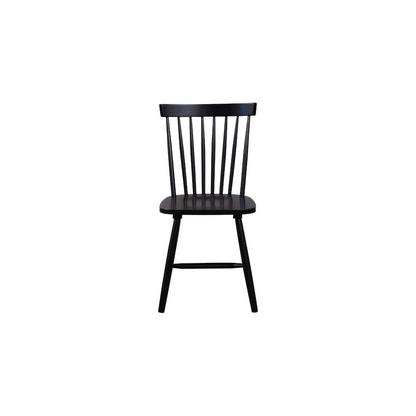 Set of 2 black Lyra side chairs by Start2Finish with sleek modern design and curved backrests, ideal for dining or seating areas.