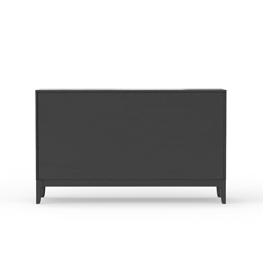 Vintage black Cove Server by Start2Finish featuring a sleek, modern design with spacious storage and a sturdy construction.