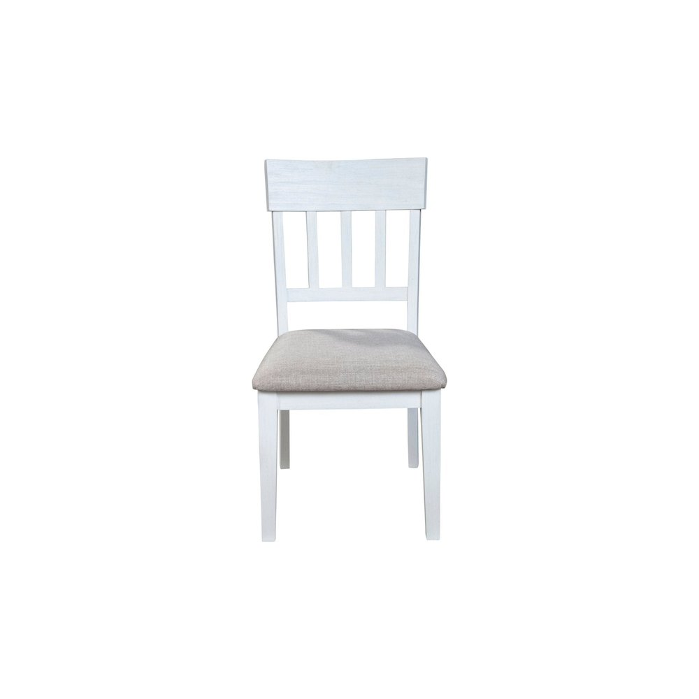 Set of 2 white Donham side chairs by Start2Finish, featuring modern design and sleek white upholstery for stylish seating.