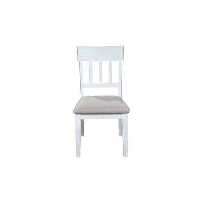 Set of 2 white Donham side chairs by Start2Finish, featuring modern design and sleek white upholstery for stylish seating.