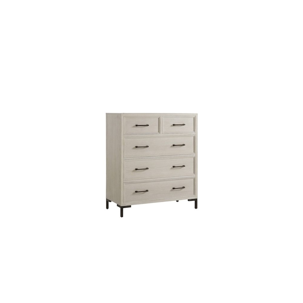 Start2Finish Bradley Chest furniture with wooden finish, featuring drawers and a sturdy design for stylish storage.