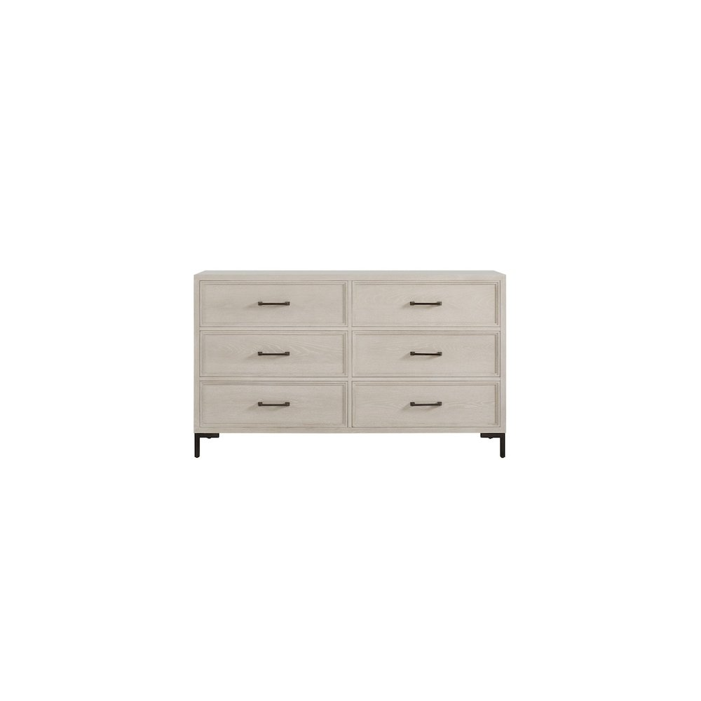 Start2Finish Bradley dresser with sleek wood finish, featuring multiple drawers and modern design for bedroom storage.