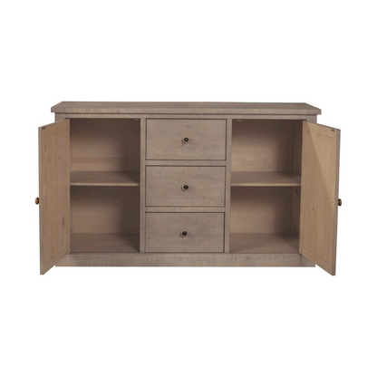 Start2Finish Arlo sideboard furniture with sleek wooden finish and modern design, featuring multiple storage compartments.