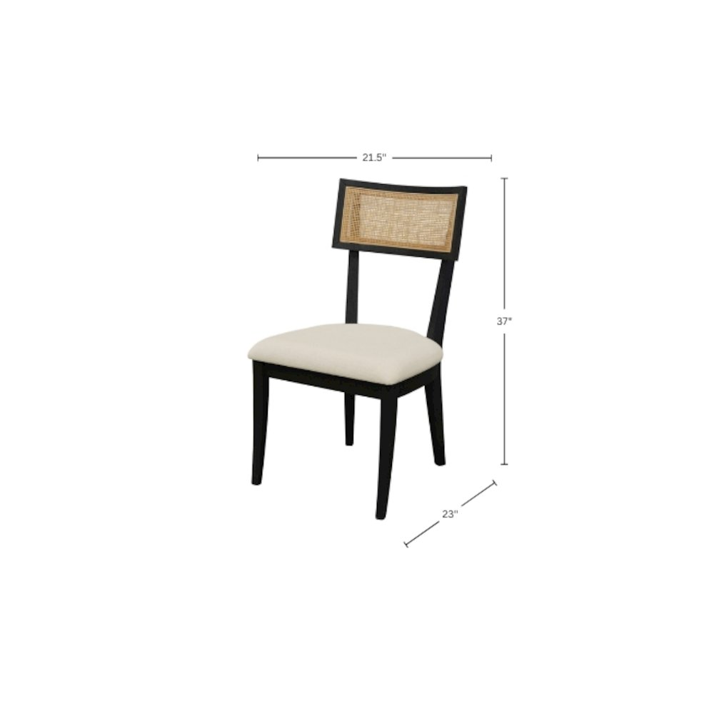 Start2Finish Oscar side chairs set of 2, modern wooden dining chairs with curved backs and tapered legs.