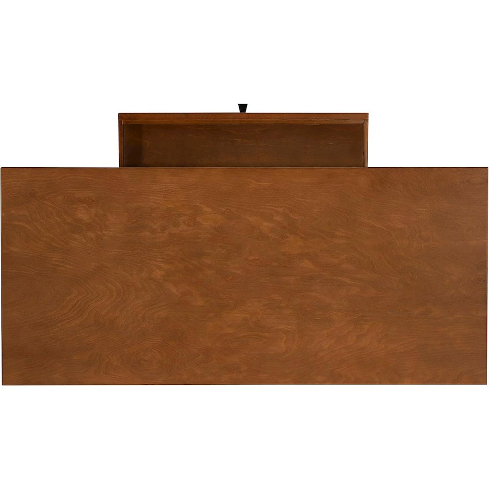 Start2Finish Charlotte Desk, a modern wooden furniture piece featuring a spacious workspace with clean lines and a sturdy design.