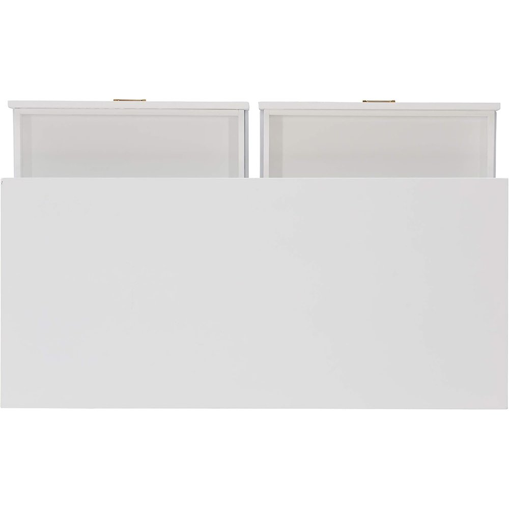 Peggy White Writing Desk by Start2Finish with clean lines and a spacious tabletop for home office or study use.