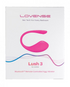 Close-up of the Lovense Lush 3 adult toy showing its sleek design and control features.