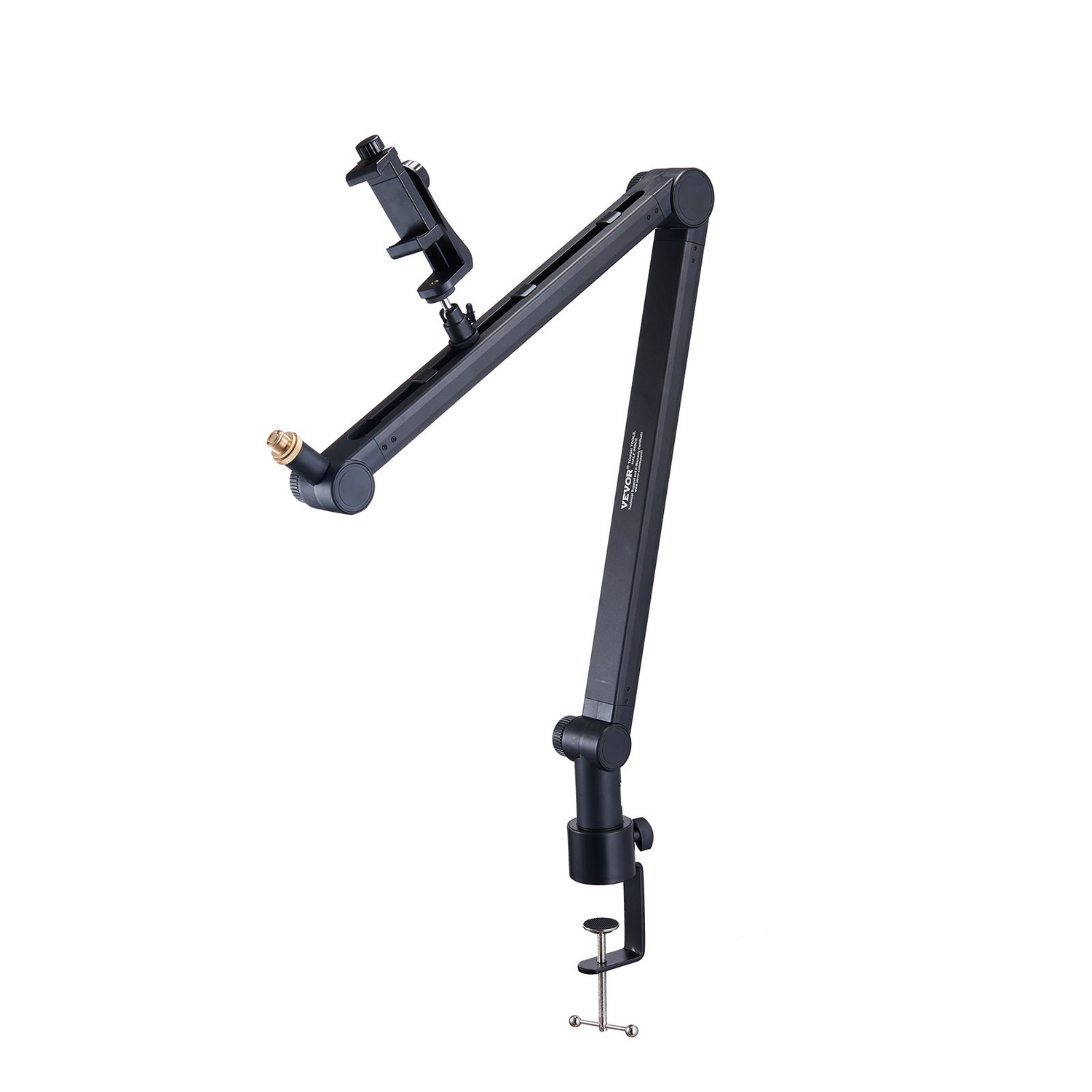 Start2Finish VEVOR microphone boom arm with desk mount, 360° rotatable adjustable mic stand for Blue Yeti, HyperX, Snowball, Shure SM7B