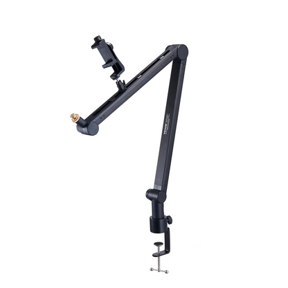 Start2Finish VEVOR microphone boom arm with desk mount, 360° rotatable adjustable mic stand for Blue Yeti, HyperX, Snowball, Shure SM7B